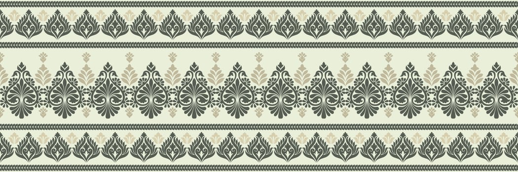Ethnic pattern. Bandana Print. Silk neck scarf or kerchief. Design for Saree, Patola, Sari, Dupatta, textile. Tile patterns. Aztec style. Floral vintage. Bohemian Indian motif style. Clothing. Vector. vector
