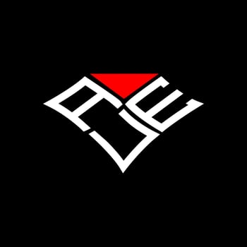 AUE letter logo creative design with vector graphic, AUE simple and modern logo.