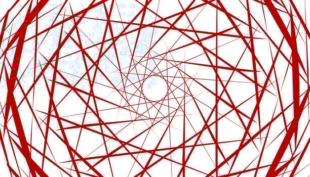 Abstract background illustration with a red theme vector