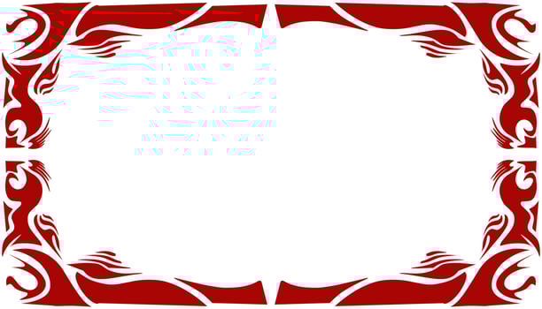 Abstract background illustration with a red theme vector