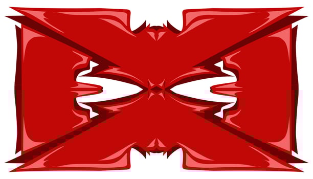 Abstract background illustration with a red theme vector