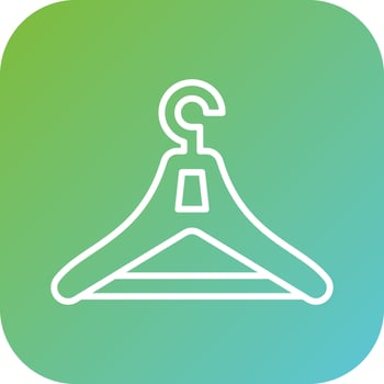 Clothes Hanger Vector Icon Style