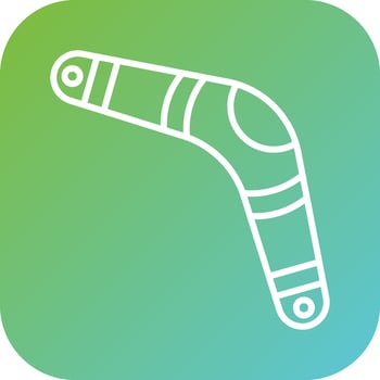 Boomerang Vector Icon Style