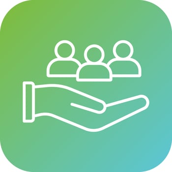 Customer Family Vector Icon Style