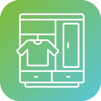 Wardrobe Vector Icon Style
