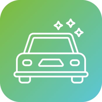 Car Wash Vector Icon Style