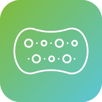 Sponge Vector Icon Style