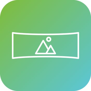 Panoramic Vector Icon Style