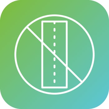 Sealed Road Vector Icon Style