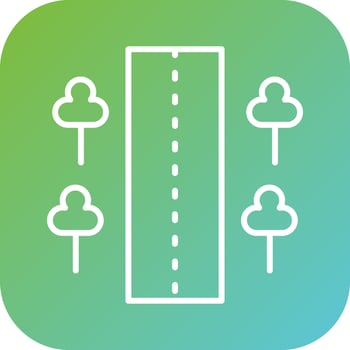 Roadside Vector Icon Style