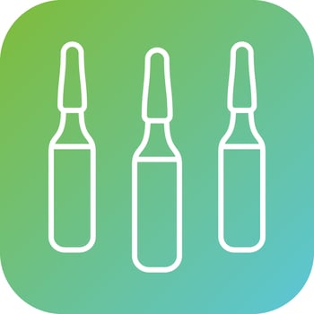 Ampoule Vector Icon Style