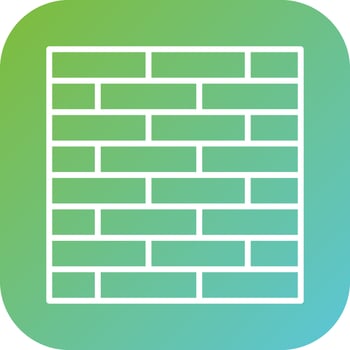 Brickwall Vector Icon Style