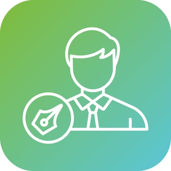 Graphic Designer Vector Icon Style