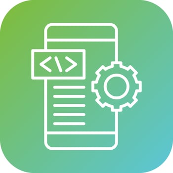 App Development Vector Icon Style