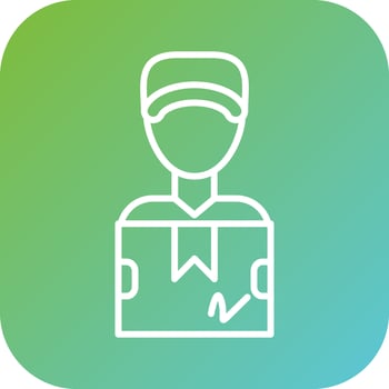 Courier Vector Icon Style
