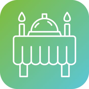 Dinner Vector Icon Style