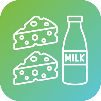Dairy Vector Icon Style