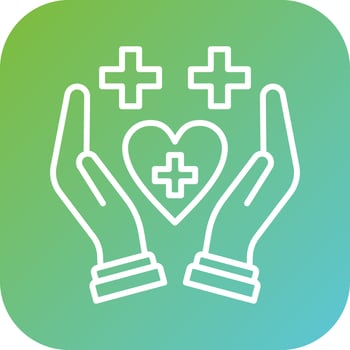 Medical Assistance Vector Icon Style