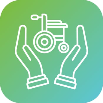 Disable Aid Vector Icon Style