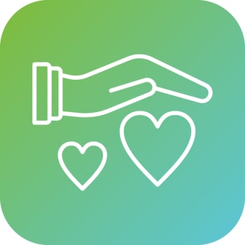 Kindness Vector Icon Style