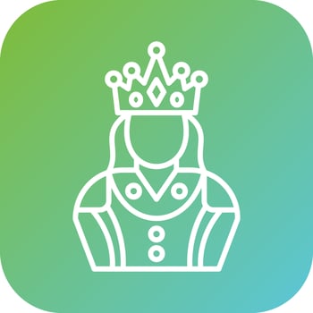 Queen Vector Icon Style