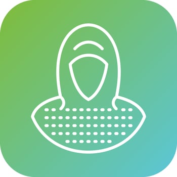 Chainmail Vector Icon Style