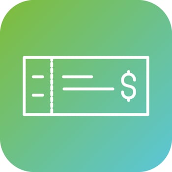 Voucher Vector Icon Style