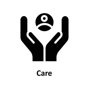 Care Vector Solid Icons. Simple stock illustration stock