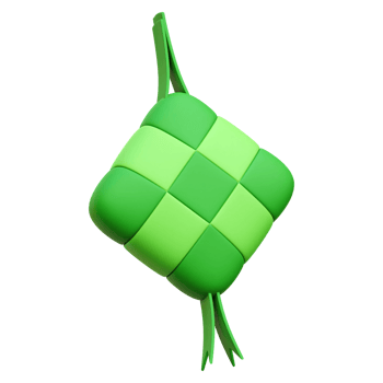 3d Ketupat Food png