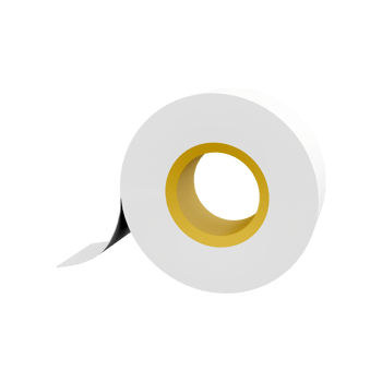 3d rendering White tape, scotch tape, adhesive tape on white background. 3D rendering ribbon, icon. png