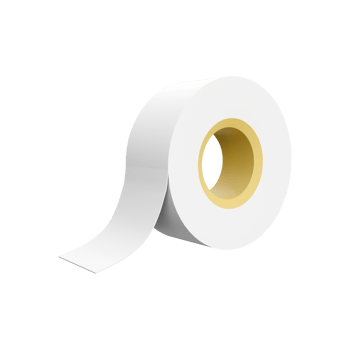 3d rendering White tape, scotch tape, adhesive tape on white background. 3D rendering ribbon, icon. png