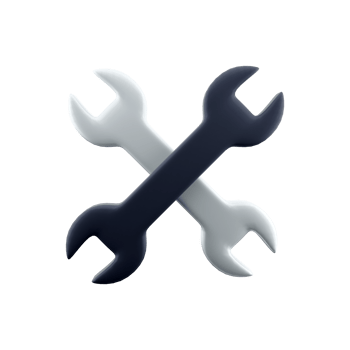 3D rendering Adjustable wrench. 3D render adjustable key, icon. png