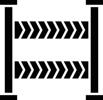 Vector Design Police Line Icon Style