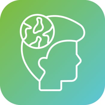 Ecological Consciousness Vector Icon Style