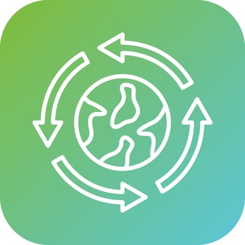Ecological Integration Vector Icon Style