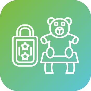 Toy Merchandising Vector Icon Style
