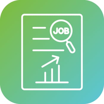 Job Analysis Vector Icon Style