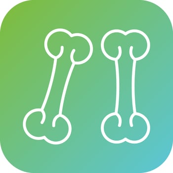 Bones Vector Icon Style