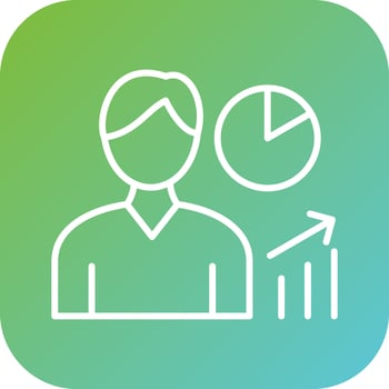 Human Analysis Vector Icon Style