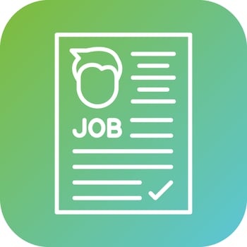 Applicant Male Vector Icon Style
