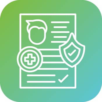 Hired Vector Icon Style