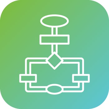 Flowchart Vector Icon Style