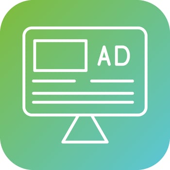 Advertisement Vector Icon Style