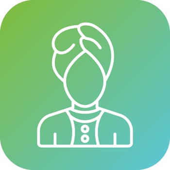 Head Sheet Vector Icon Style