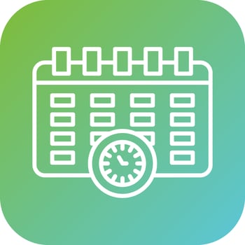 Deadline Vector Icon Style