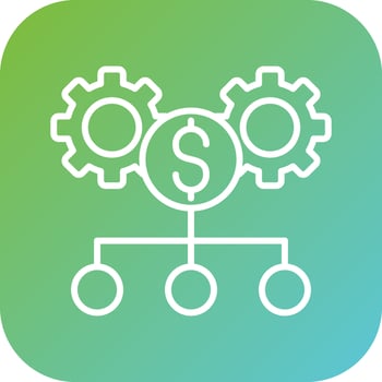 Asset Allocation Vector Icon Style