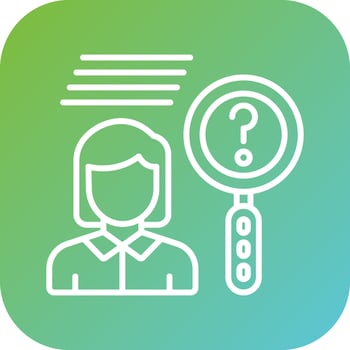 Know Your Customer Vector Icon Style