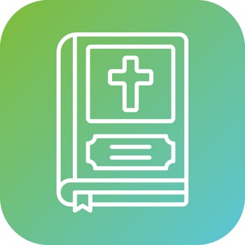 Bible Vector Icon Style