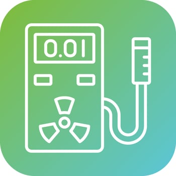Geiger Counter Vector Icon Style