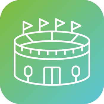 Stadium Vector Icon Style
